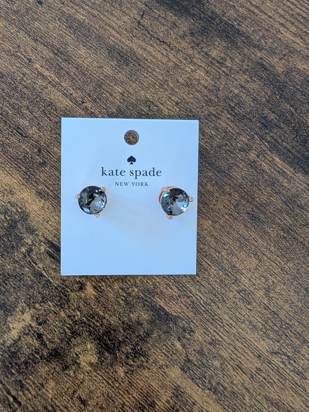 Kate Spade Round Crystal Stud Earrings